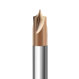 Фреза для снятия радиусных фасок, кромочная D4*R0,3*D4*50L*4F 55°